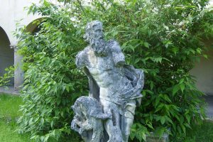 Particolare della villa