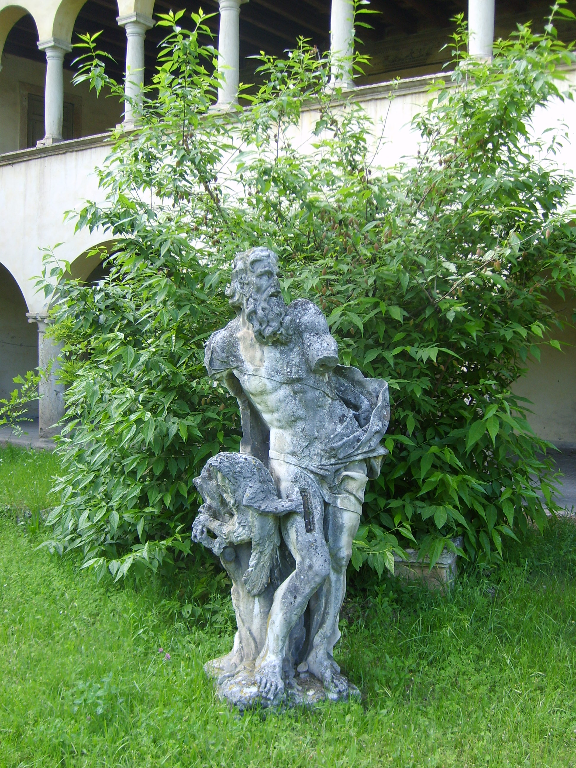 Particolare della villa